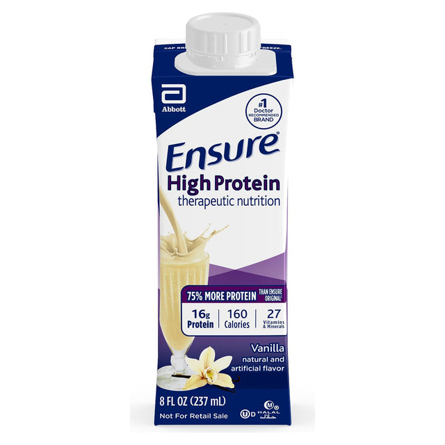 Ensure® High Protein Therapeutic Shake 8 oz. Container Carton - Case of 24 - Medical Supply Surplus