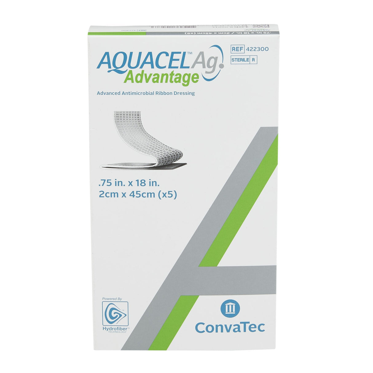 Aquacel® Ag Advantage™ Ribbon Wound Dressing .75" x 18" - 422300