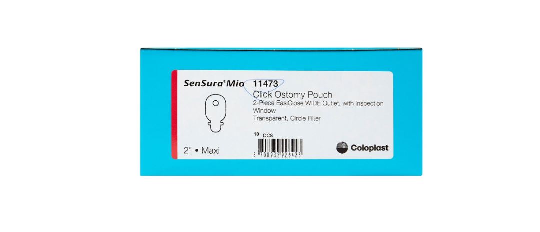 SenSura® Mio Two-Piece System Maxi Ostomy Pouch 50mm - 11473 - Medical Supply Surplus