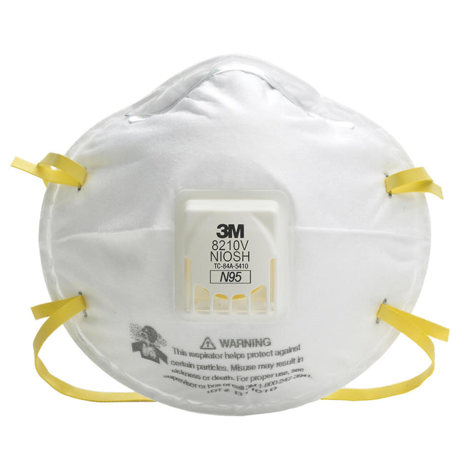 3M 8210V N95 Respirator Masks - 80 Mask Per Case - Medical Supply Surplus