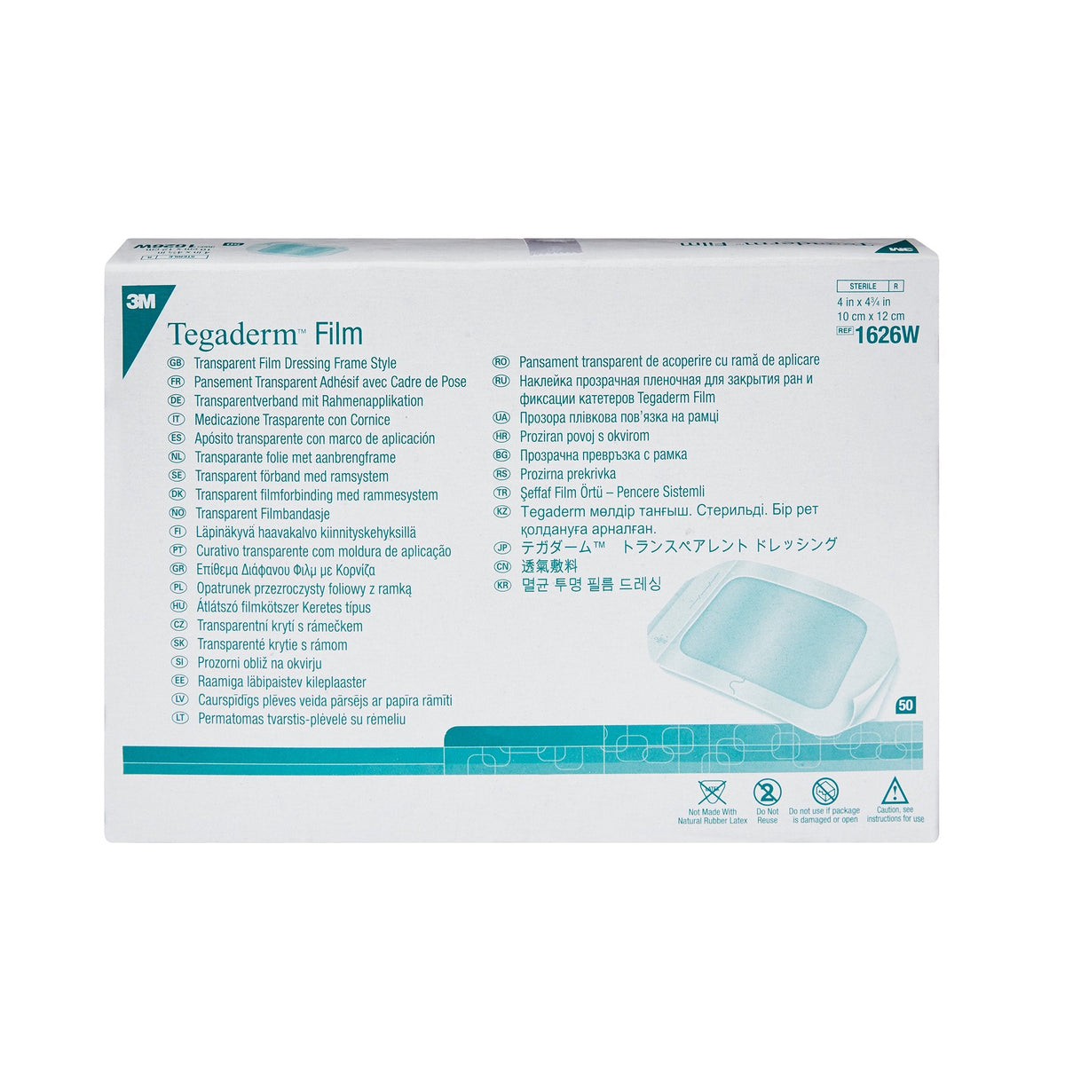 3M™ Tegaderm™ 4 X 4-3/4 Transparent Film Dressing - 1626W – MedSurg Express