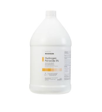 McKesson 3% Hydrogen Peroxide- Gallon - Case of 4 - Medical Supply Surplus