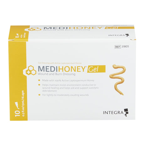 MEDIHONEY® Wound and Burn Gel 0.5 oz. Tube - 31805 - Medical Supply Surplus