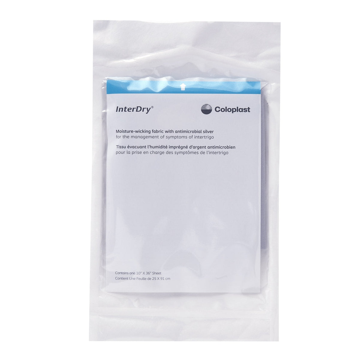 InterDry® AG Skinfold Management Dressing with Silver 10 X 36 Inch Roll - Medical Supply Surplus