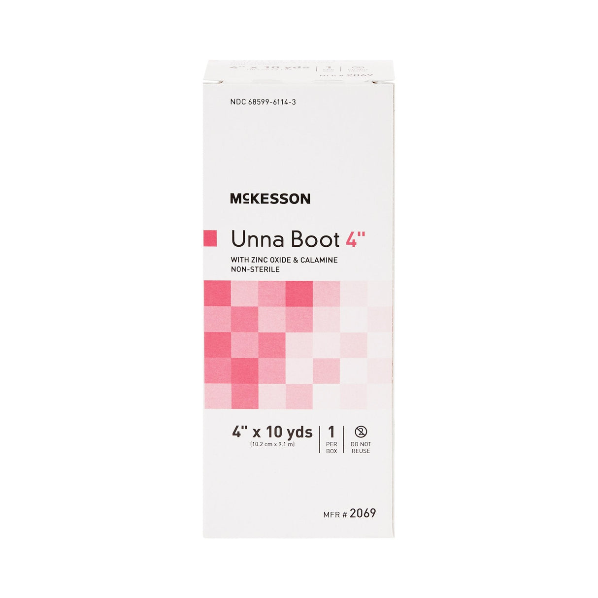 McKesson Unna Boot 4" with Zinc Oxide & Calamine - 2069 - Medical Supply Surplus