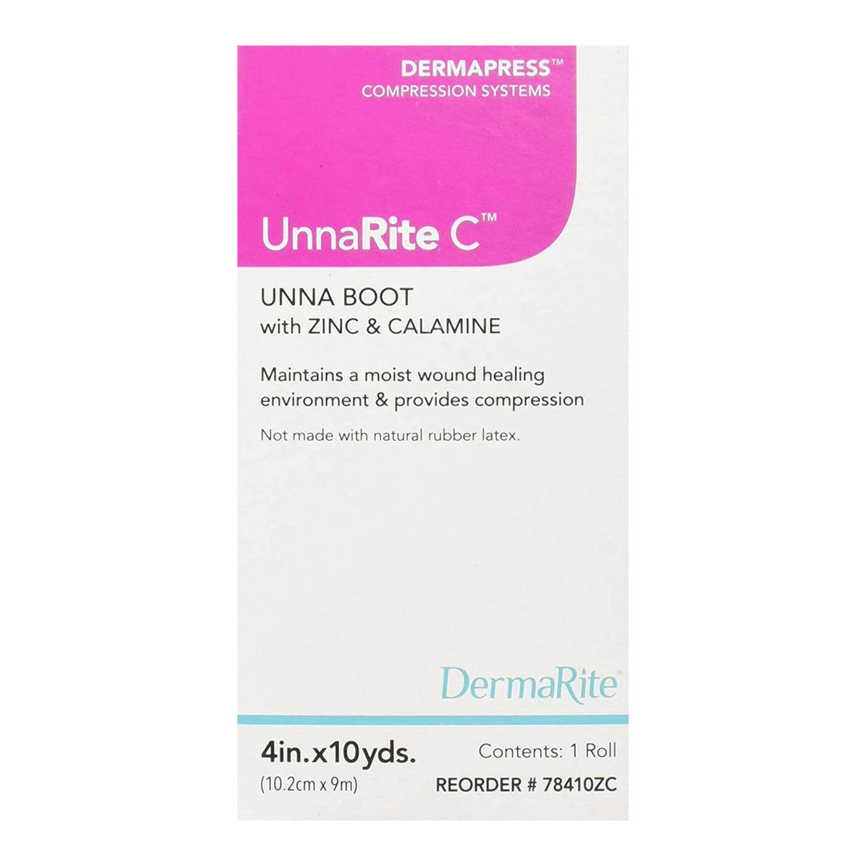 UnnaRite C™  4" Unna Boot with Zinc & Calamine - 78410ZC - Medical Supply Surplus