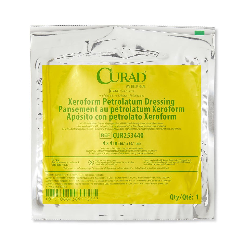 Xeroform Sterile Non-Adherent Petrolatum Gauze Dressing - 10 Pack ...