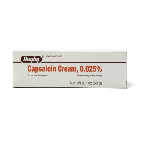 Capsaicin Cream 0.025% 60 Gram Tube - 2 Pack - Medical Supply Surplus