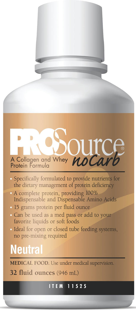 ProSource NoCarb Liquid Protein Supplements - Case of 4 - Medical Supply Surplus