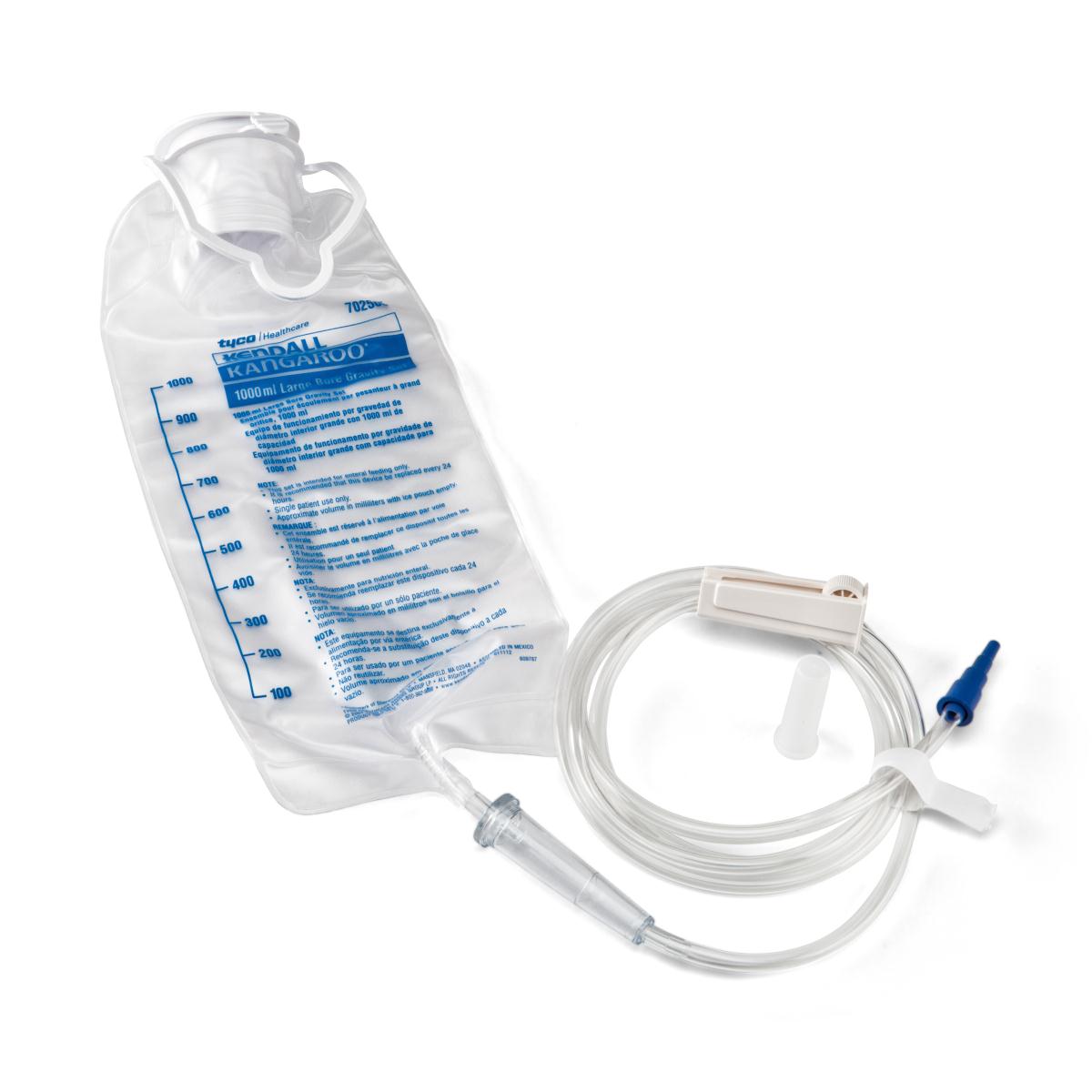 Kangaroo Enteral Large Bore Gravity Feeding Set - 1000ML - Medical Supply Surplus