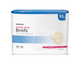 McKesson Super Plus Moderate Absorbency Incontinence Briefs - Medical Supply Surplus