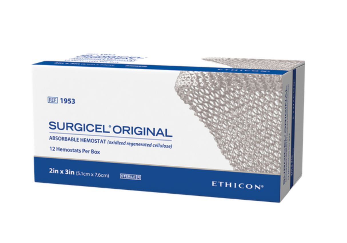 Surgicel®  2x3" Oxidized Absorbable Hemostat Dressing - 1953 - Medical Supply Surplus