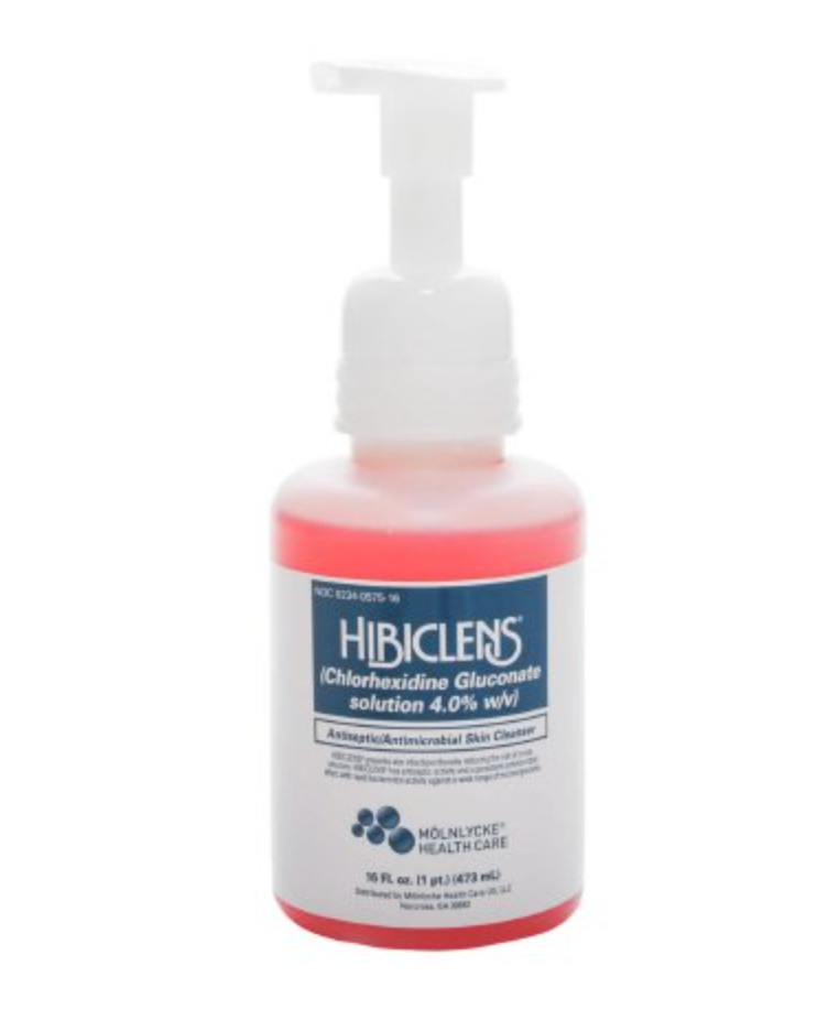 Hibiclens® 4% CHG Surgical Scrub - 16oz Pump Bottle (57516) - Medical Supply Surplus