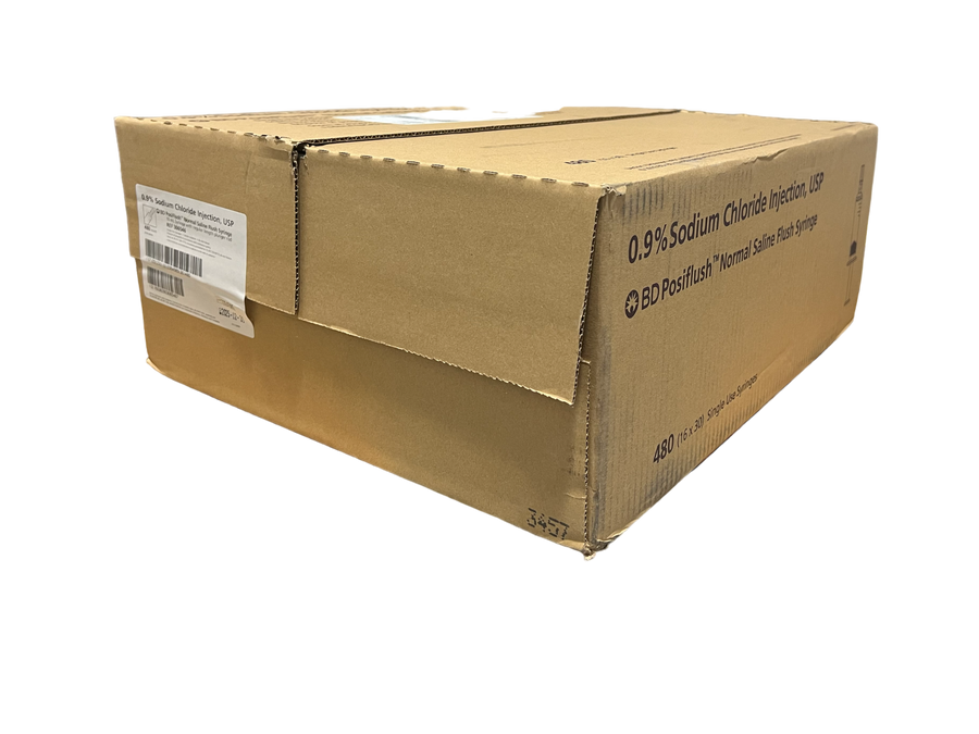 BD PosiFlush™ IV Flush Normal Saline Filled Syringe 10ml - 306546 ...